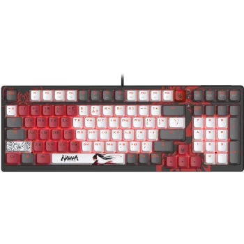 Клавиатура A4Tech Bloody S98 Naraka BLMS Plus механическая черный/красный USB for gamer LED (S98 NAR